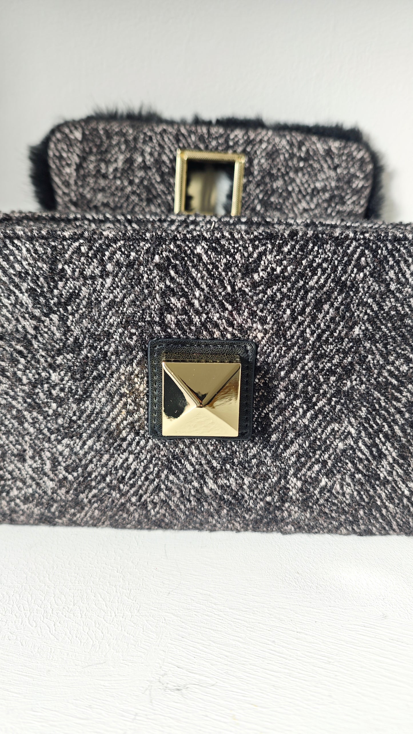 Borsa in Tweed con tracolla ◼️ -50%