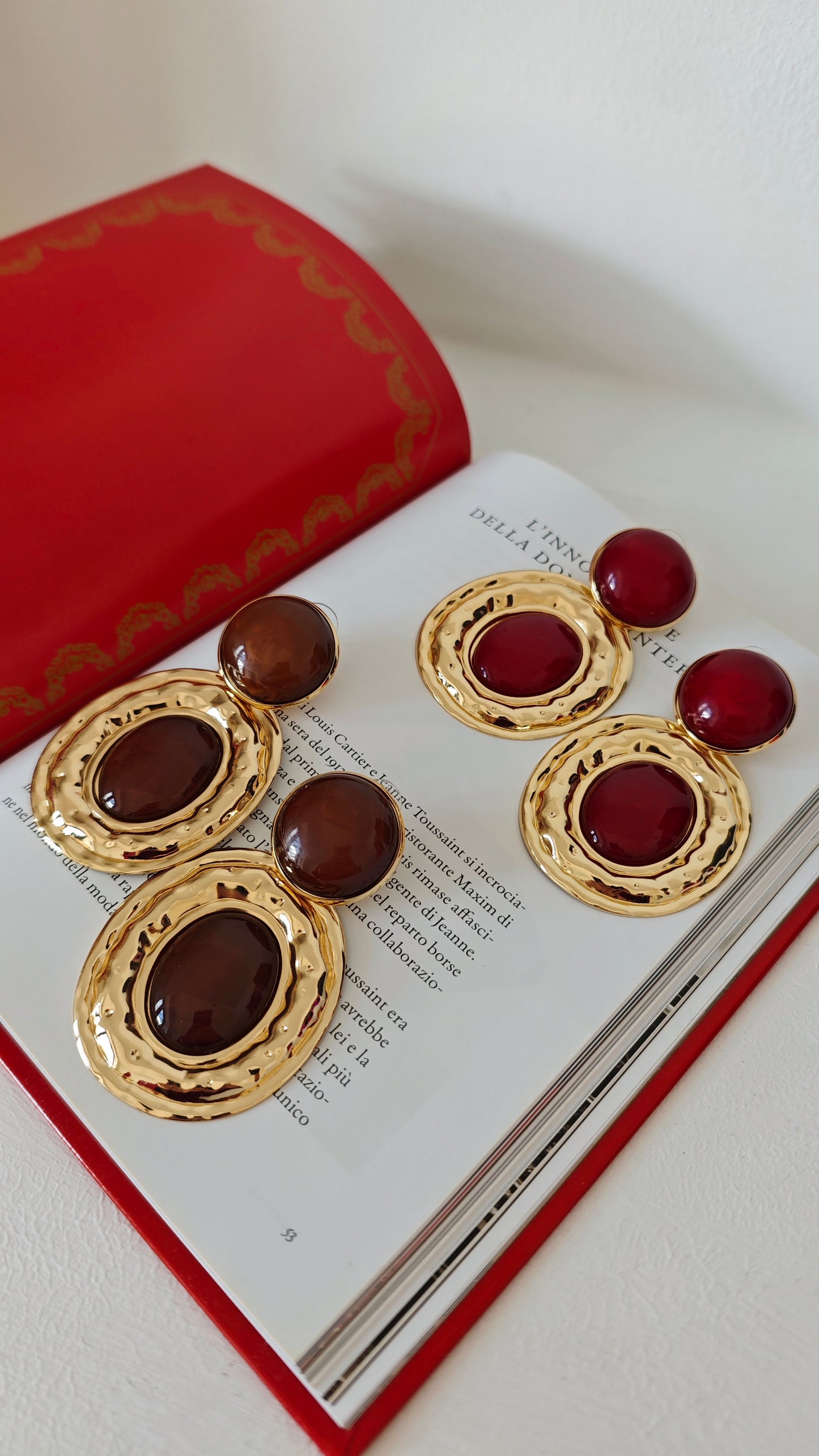 Orecchini Pendenti effetto Cabochon -30%