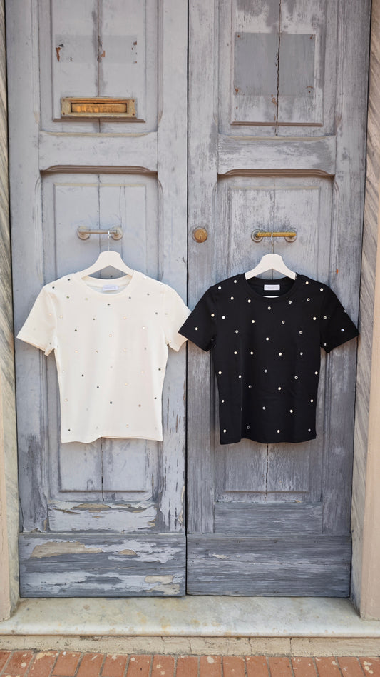 T-shirt Mezza Manica (Strass)