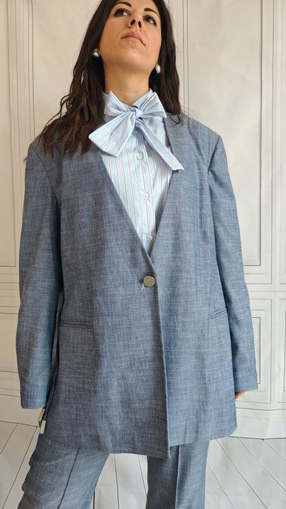 Blazer Monopetto Oversize con fusciacca -50%